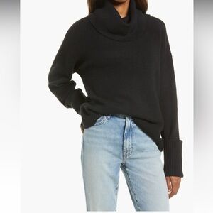 Treasure & Bond Drape Neck Sweater